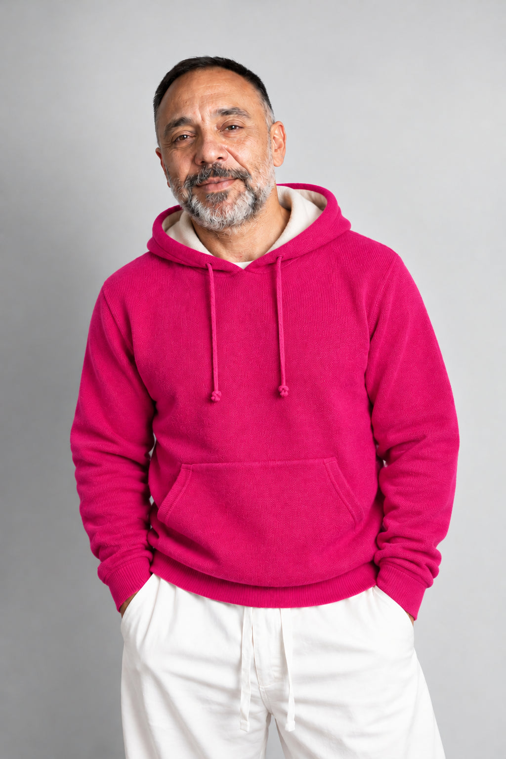 Maglia  Officine uomo Felpa fucsia FELPA 7126 ROSA OFFICINE 