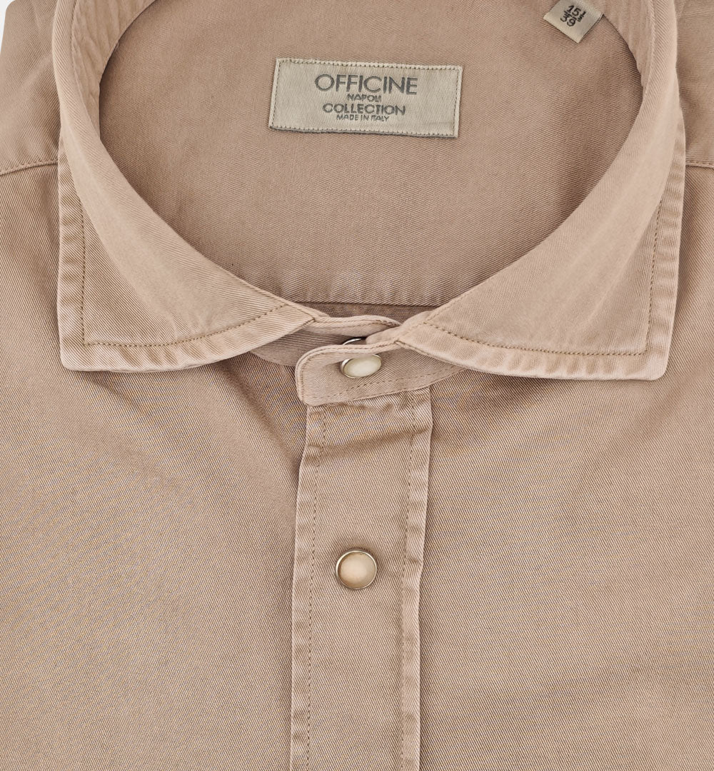 Camicia OFFICINE uomo NIKO 1379 164 Sabbia NIKO 1379 164 4 SABBIA OFFICINE 