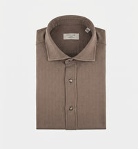 Camicia OFFICINE uomo NIKO 1379 164 Fango