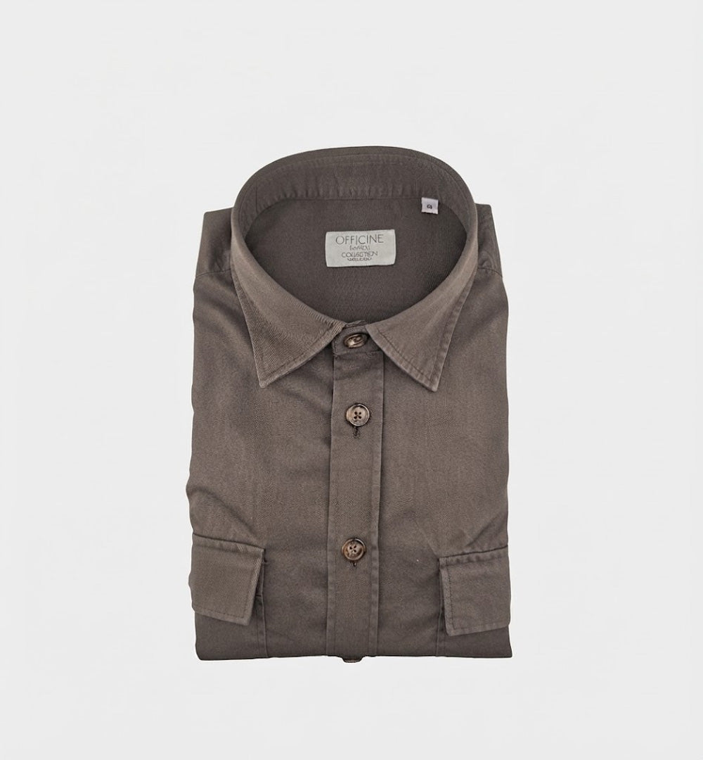 Camicia OFFICINE uomo ODER 1379 OVER SEMIWIDE Moro ODER 1379 OVER SEMIWIDE 7 MORO OFFICINE 
