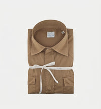 Camicia ENZO PISANO uomo LUCA Tabacco