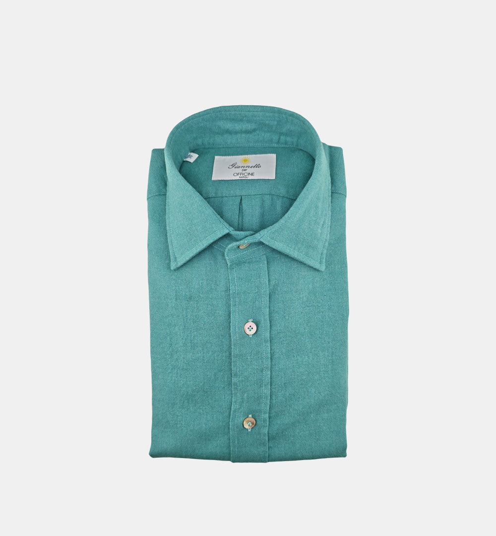 Camicia SANFORT uomo FW419 A2250C 47 03 Verde FW419 A2250C 47 03 04 VERDE SANFORT X OFFICINE 