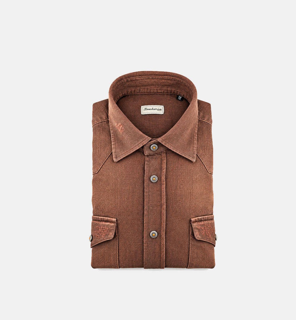 Camicia SARTORIO uomo SH4459 Moro SH4459 24 MORO SARTORIO 