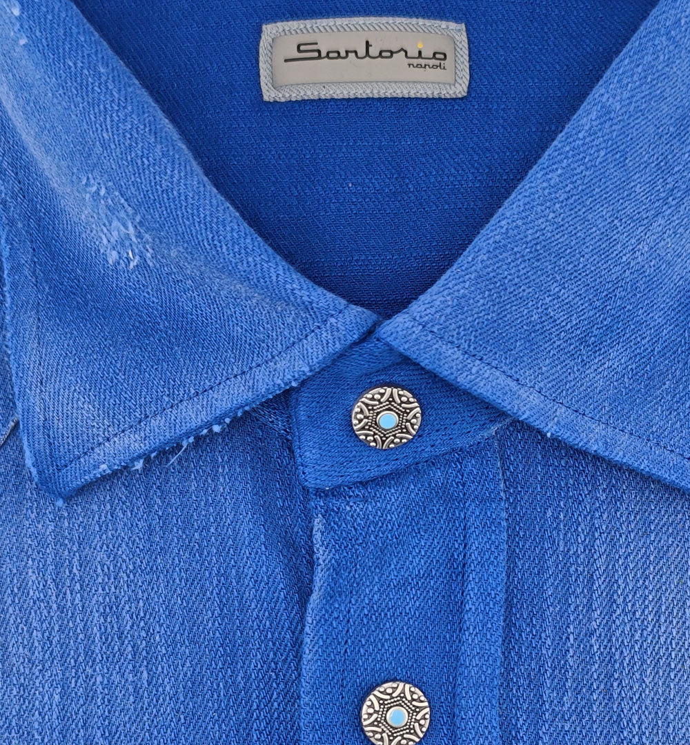 Camicia SARTORIO uomo SH4459 Blu<BR/> SH4459 31 ROYAL SARTORIO 