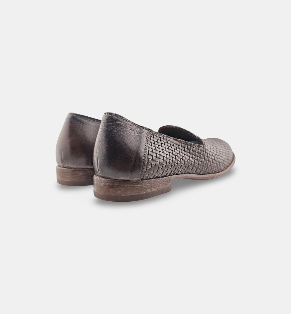 Mocassino Moma uomo 22406F teak 22406F-IN4 INTRECCIO MOMA 