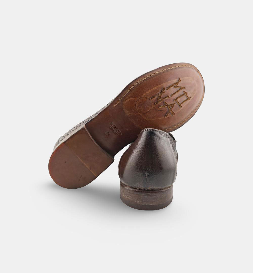 Mocassino Moma uomo 22406F teak 22406F-IN4 INTRECCIO MOMA 