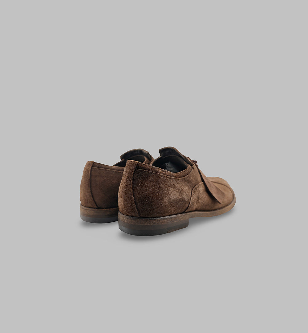 Slip on Shoto uomo 1133 367 Testa di moro<BR/> 1133 367 WASHED.T SHOTO 