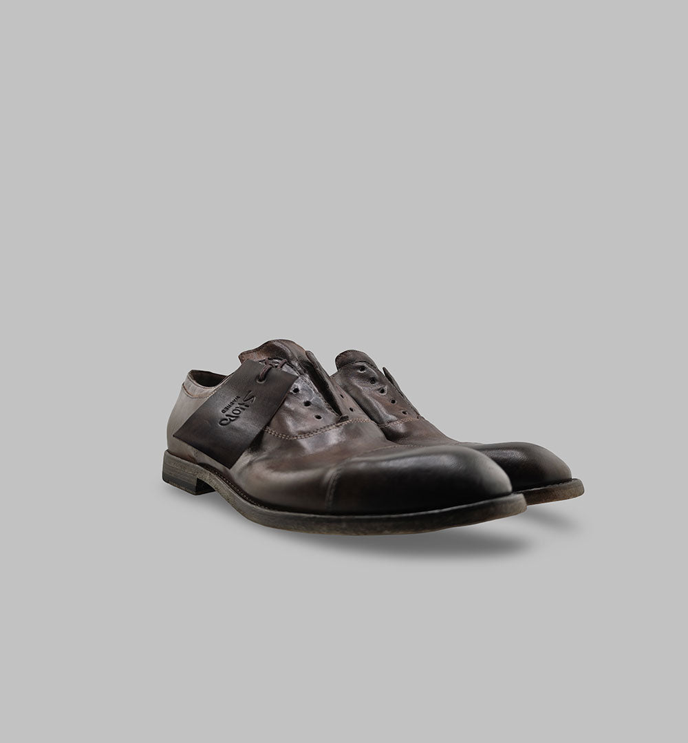 Slip on Shoto uomo 1133 92 Testa di moro 1133 92 WASHED.T.D.M SHOTO 