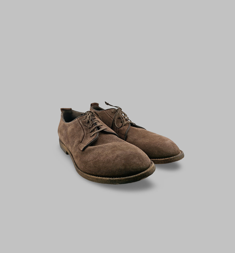 Derby SHOTO uomo 2242 Testa di moro 2242 367 WASHED SHOTO 