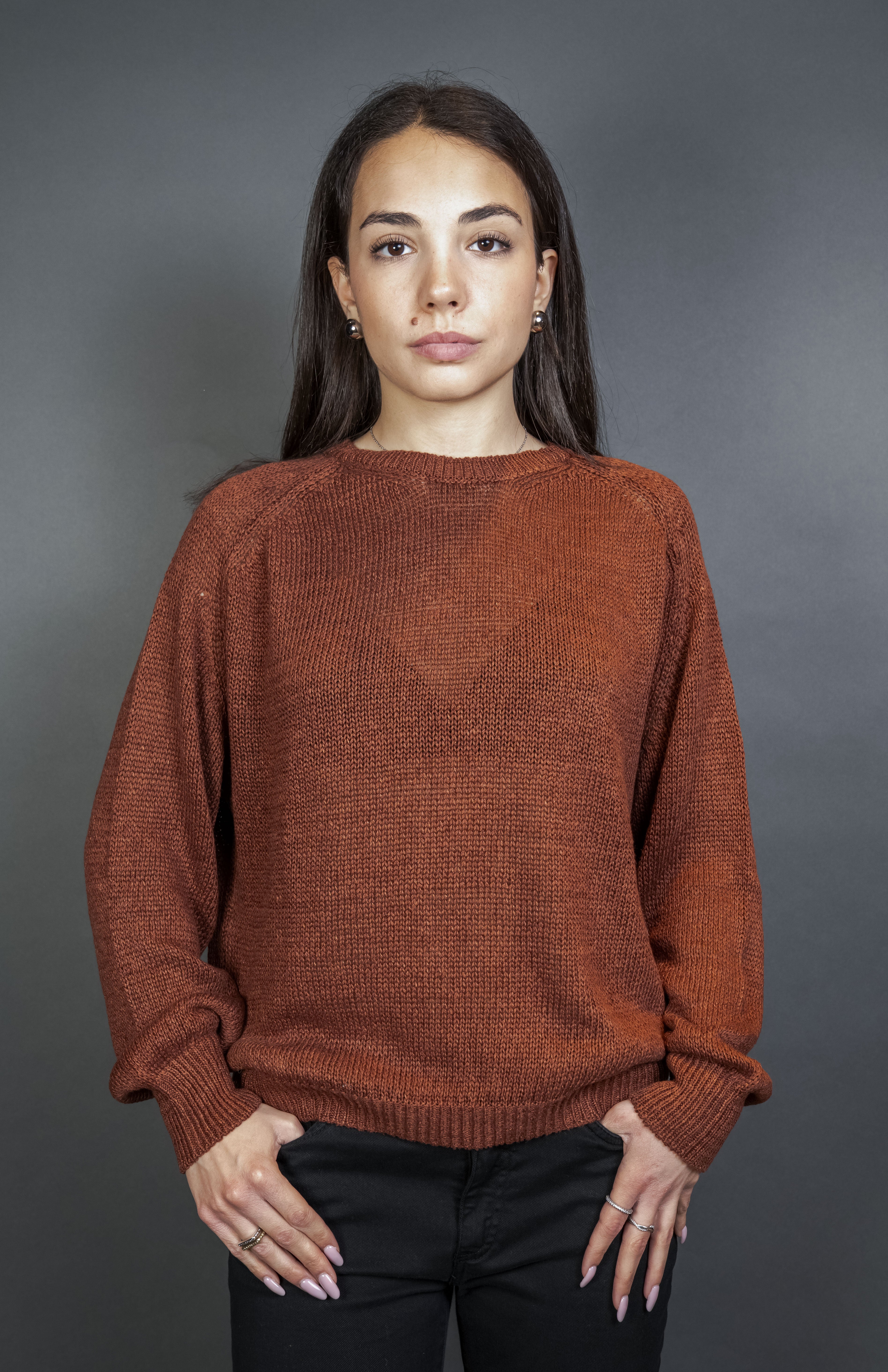 Maglia Daniele Fiesoli Donna 7111 tabacco 7111 33 PARICOLLO DANIELE FIESOLI 