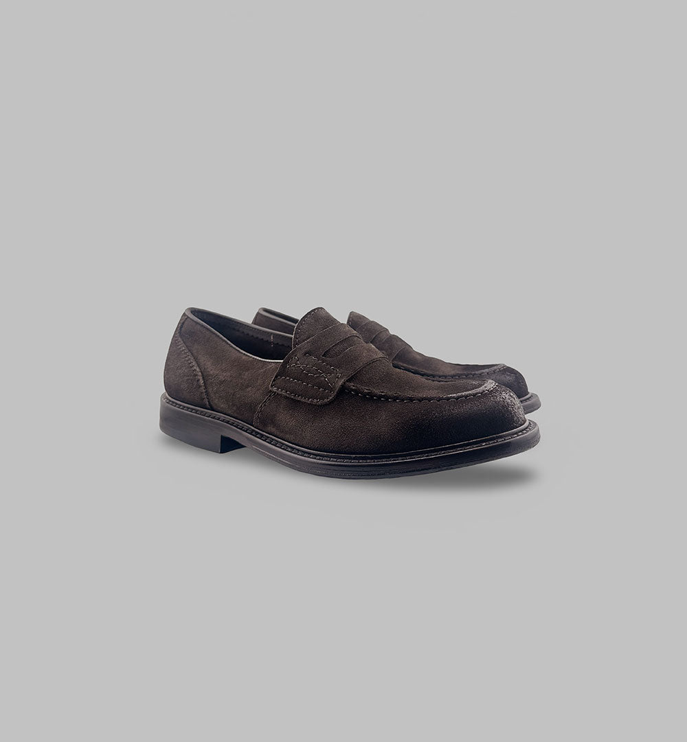 Mocassino Green George uomo 7054 testa di moro 7054 PENNY 375 GREEN GEORGE 