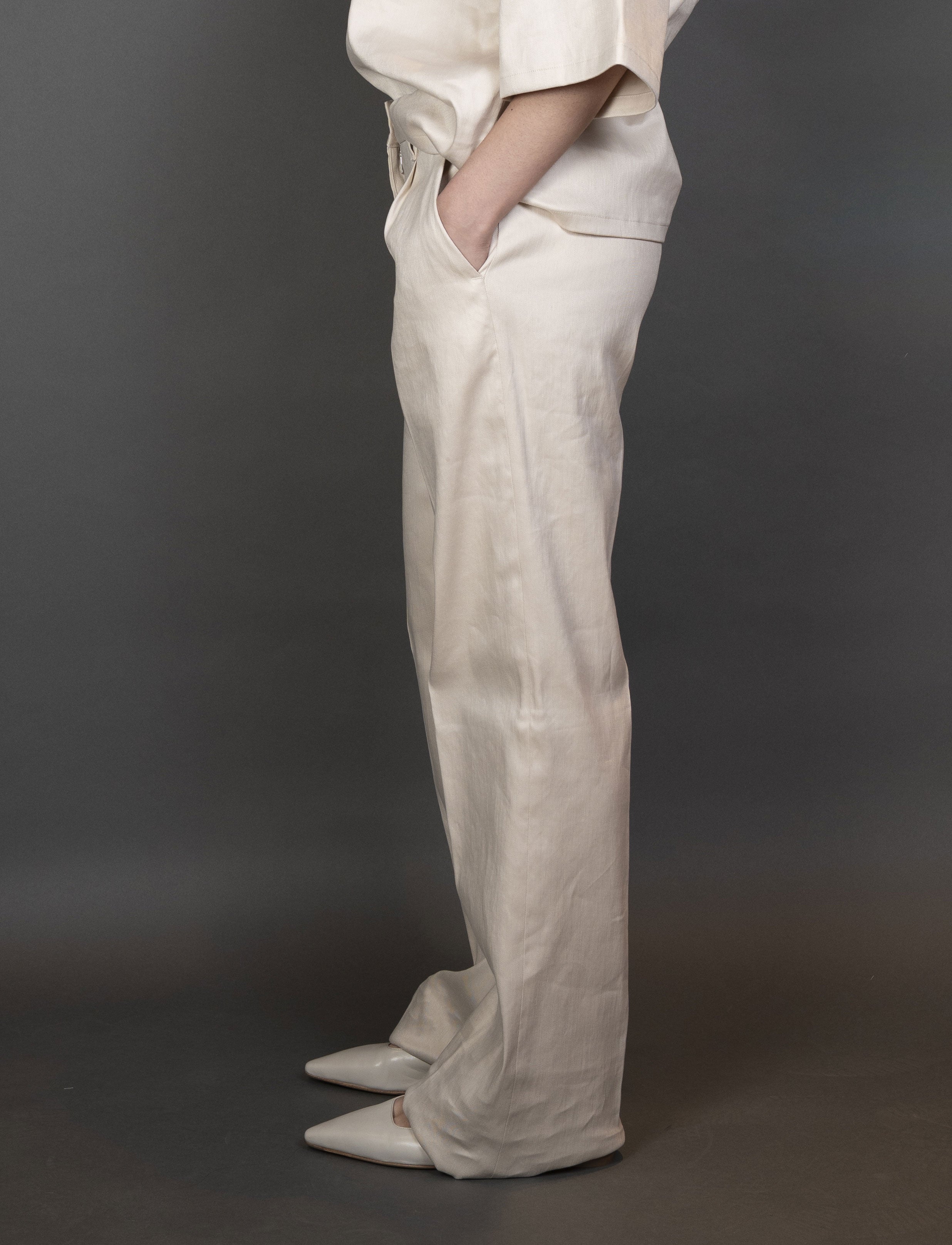 Pantalone Nine in the Morning Donna Blenda naturale BLD08 CULISSE.N NINE INTHE MORNING 