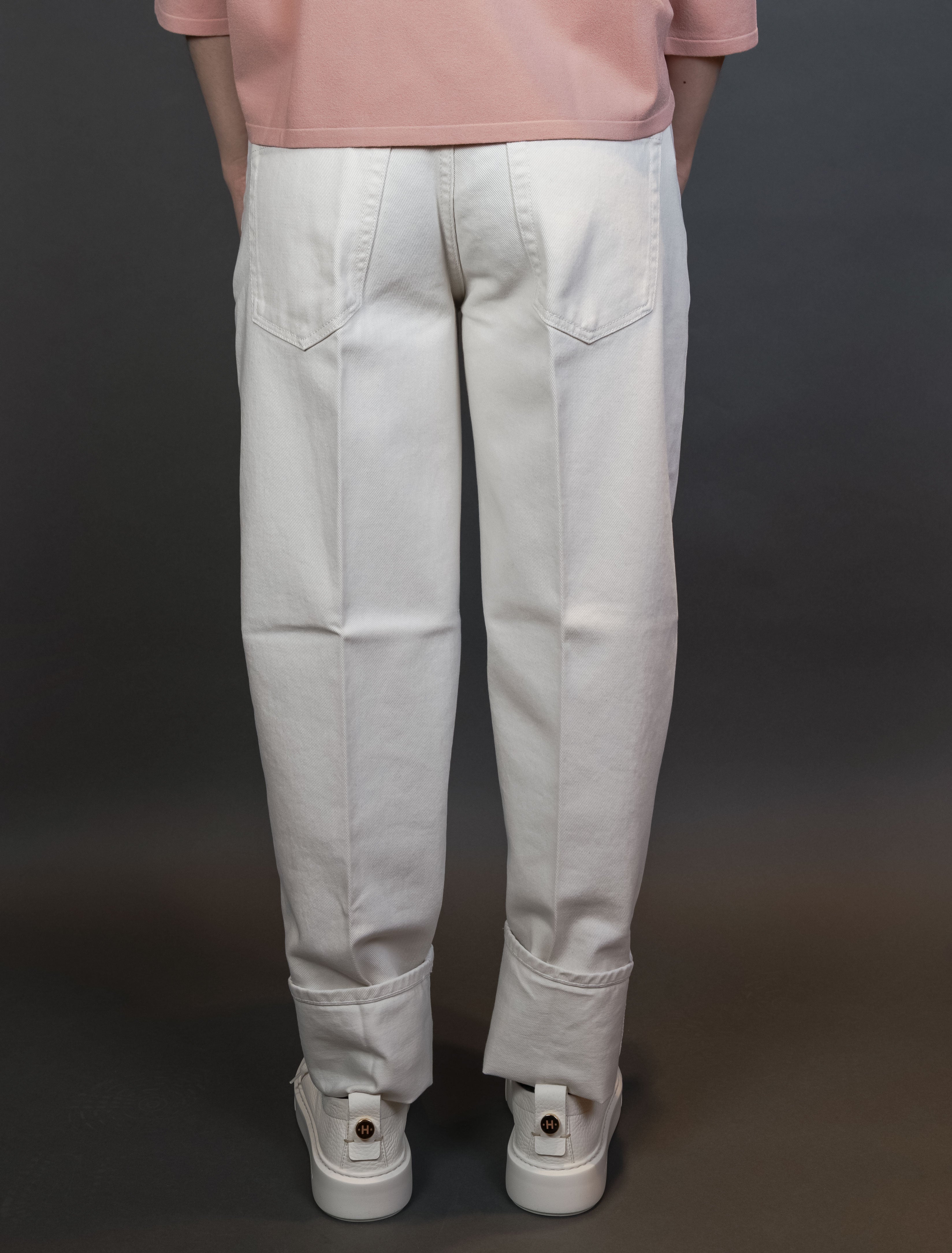 Jeans Nine in the Morning Donna Minerva bianco<BR/> MIN30 MINERVA.CARROT NINE INTHE MORNING 