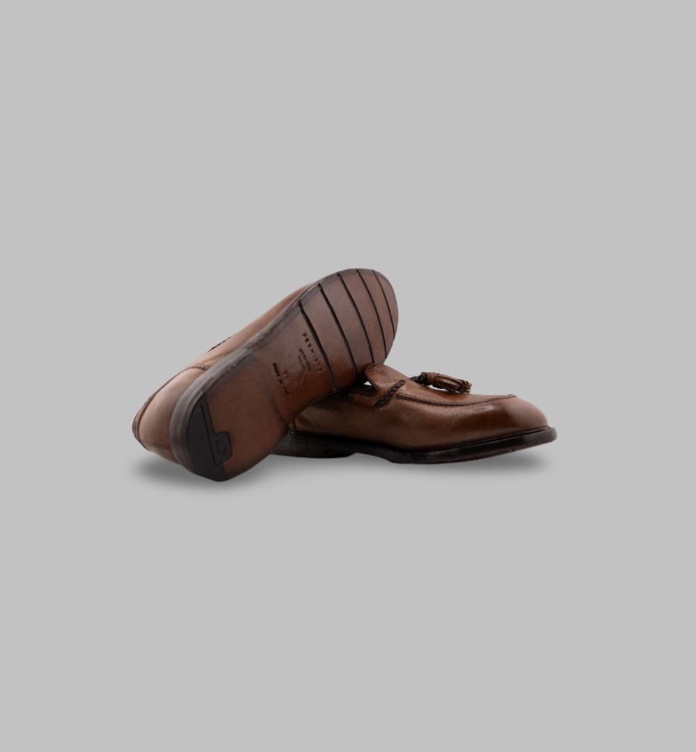 Mocassini Premiata 32056 uomo tabacco 32056 NAP BUFF PREMIATA 