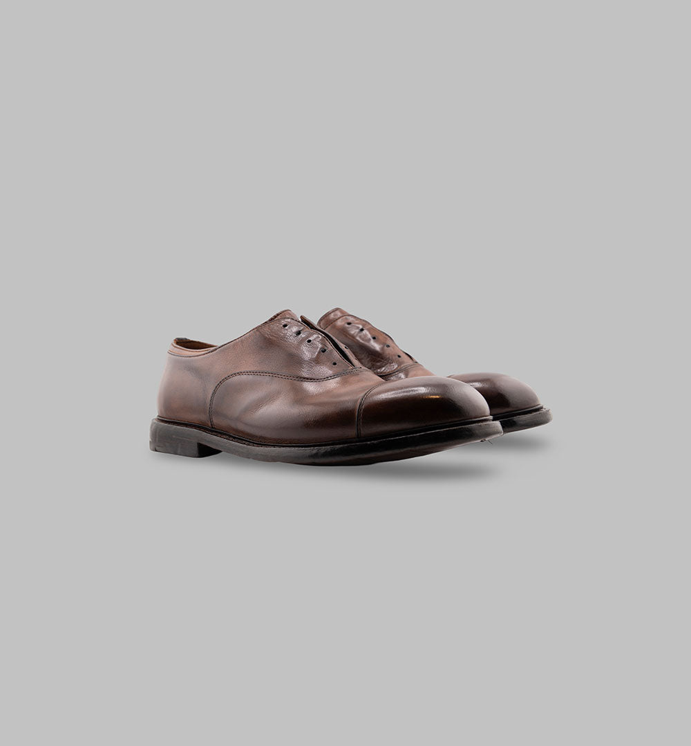 Derby slip on Premiata Prem605 uomo tabacco PREM605 SLIP ON TAB PREMIATA 