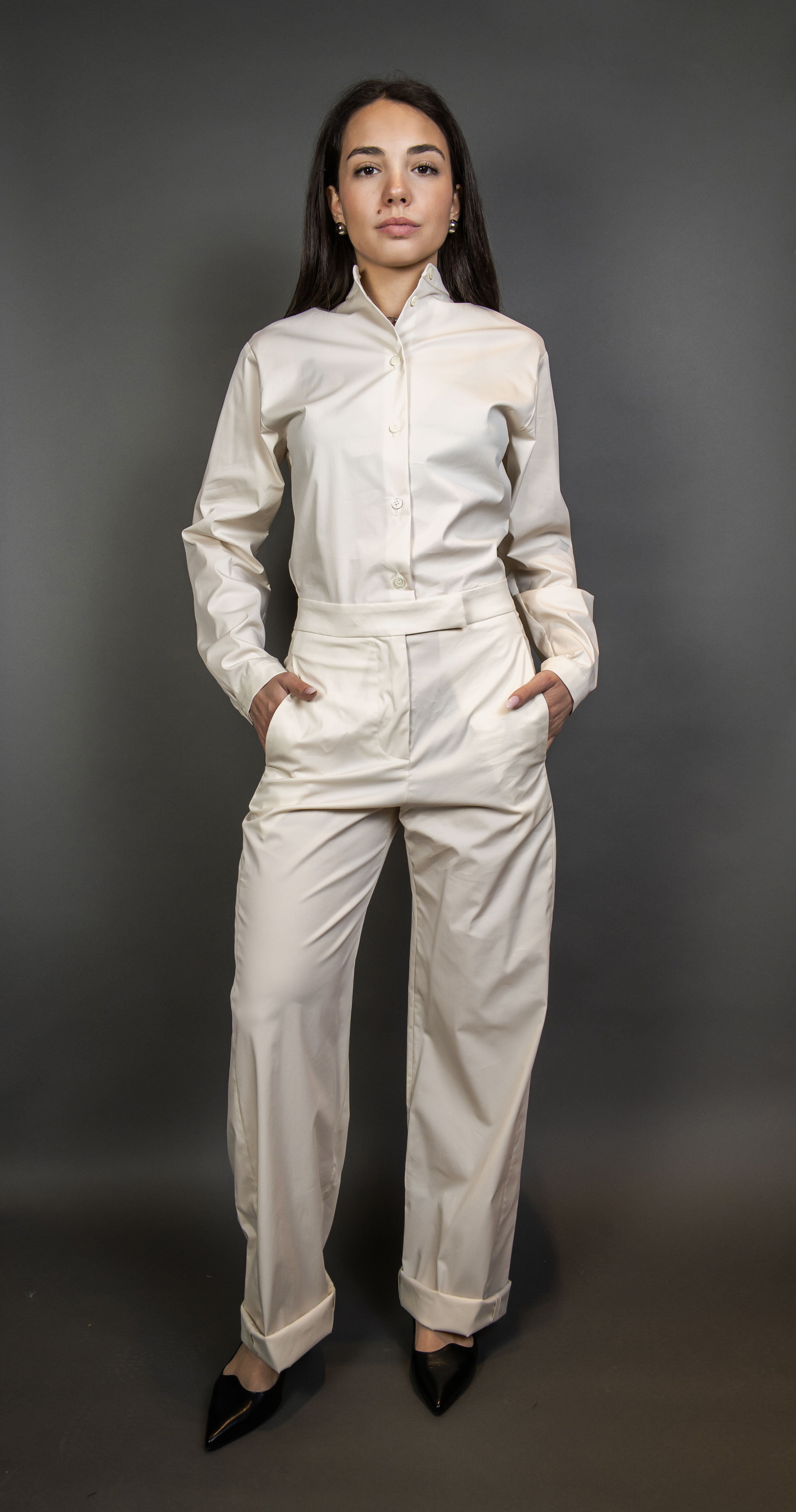 Tuta PT Torino donna 7SGS020STD panna<BR/> 7SGS020STD VD05 0010 PANNA PT TORINO 