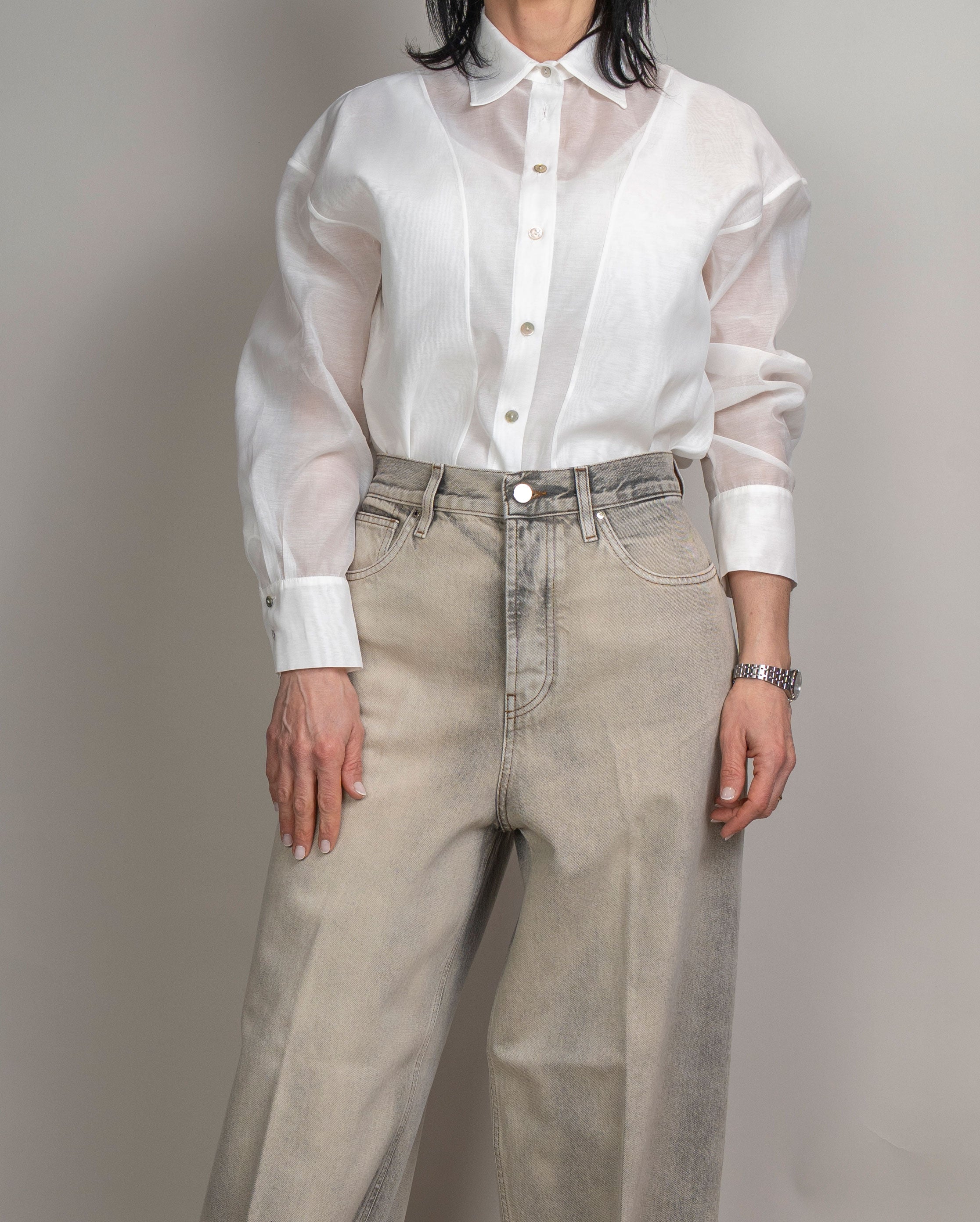 Camicia Barba donna 55000 bianca 55000 001 BARBA 