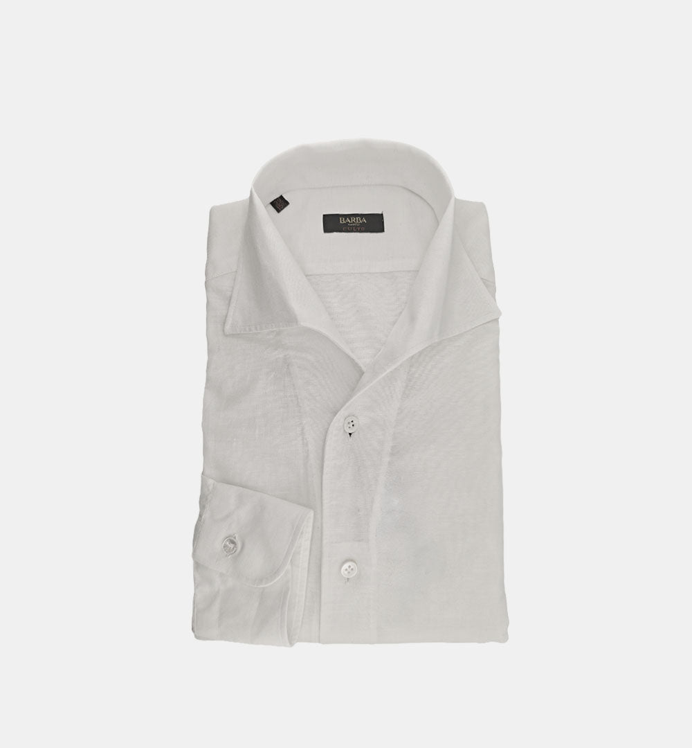 Camicia Barba uomo IFU95 0154109  bianca IFU95 0154109 1 BARBA 