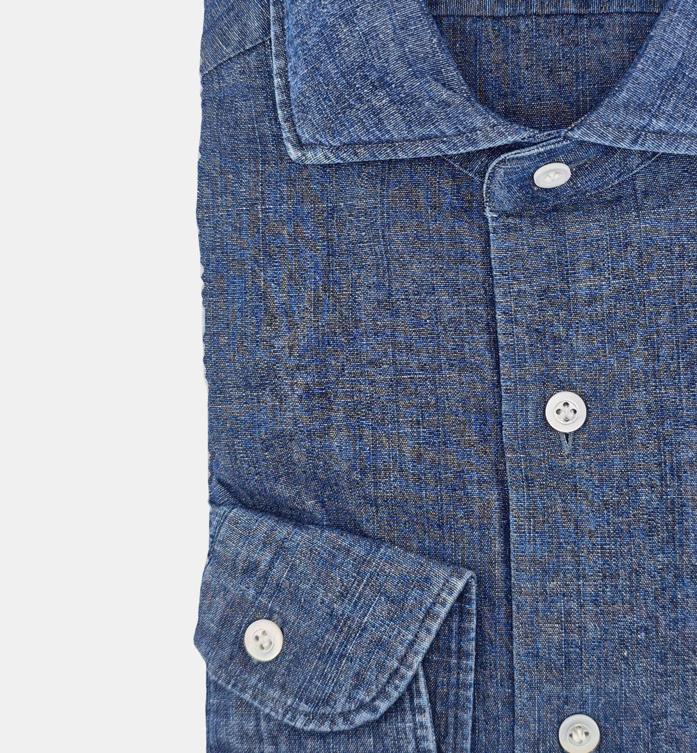 Camicia Barba uomo K1U13 P0154250 denim K1U13P0154250 1 BARBA 