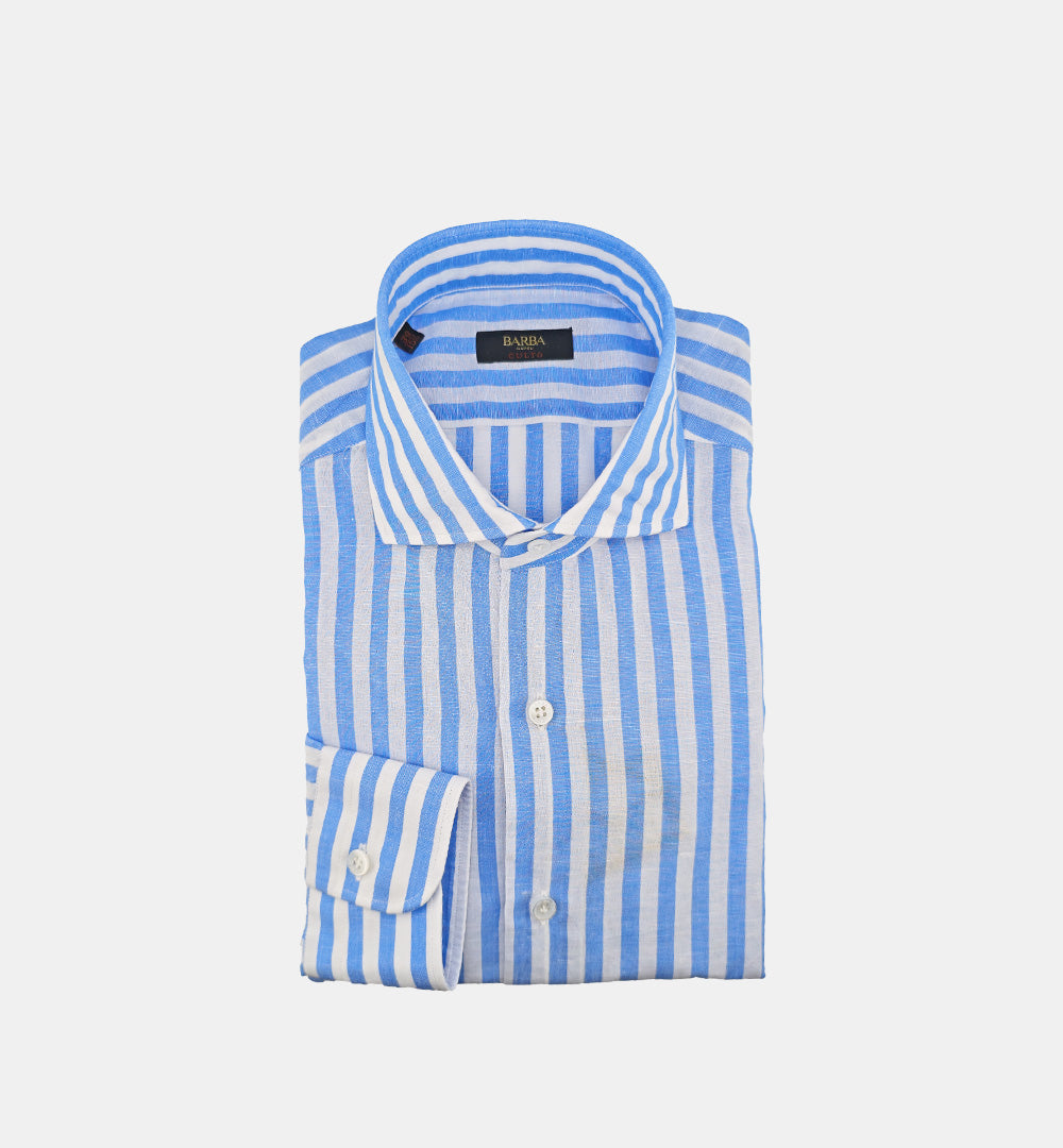 Camicia BARBA uomo K1U13 0154032 Azzurra K1U13 0154032 4 BARBA 