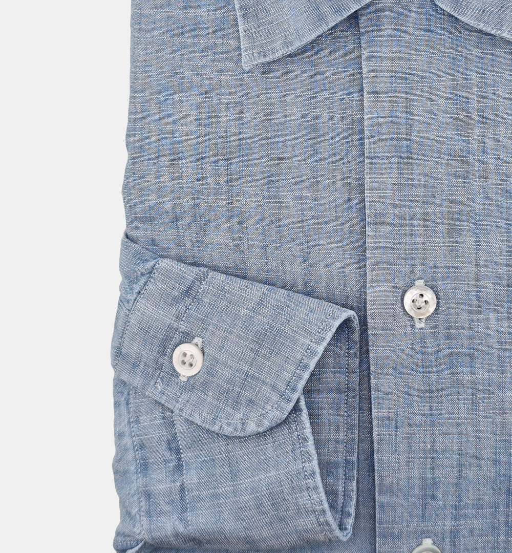 Camicia Barba uomo PBU92P0154262 denim PBU92P0154262 01 BARBA 