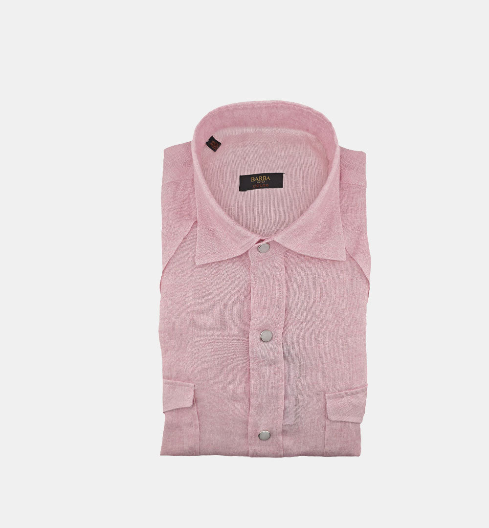 Camicia Barba uomo WSU10 2054073 rosa WSU10 2054073 4 BARBA 