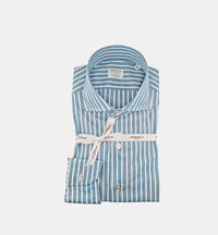 Camicia BORRIELLO uomo 22021 Verde