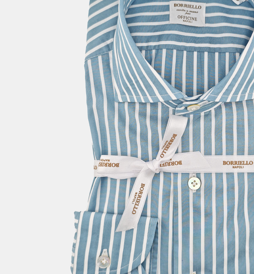 Camicia BORRIELLO uomo 22021 Verde 22021 4 BORRIELLO 