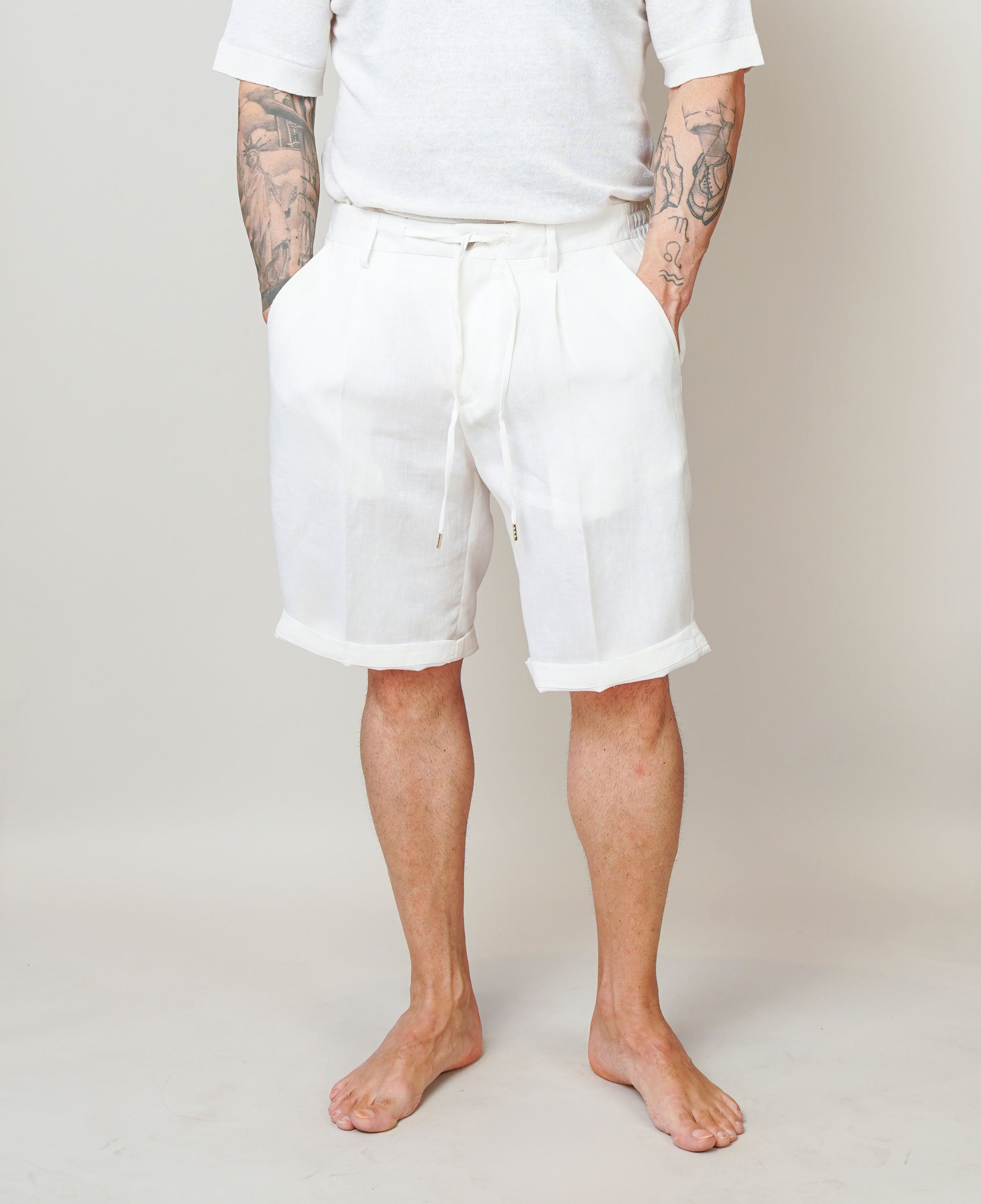Bermuda Briglia uomo Olbias bianco OLBIAS 300117 150 BRIGLIA 