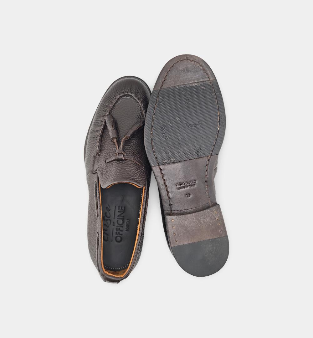 Mocassini Crisci uomo 4003 testa di moro 4003 NAP ARRICCIO CRISCI 