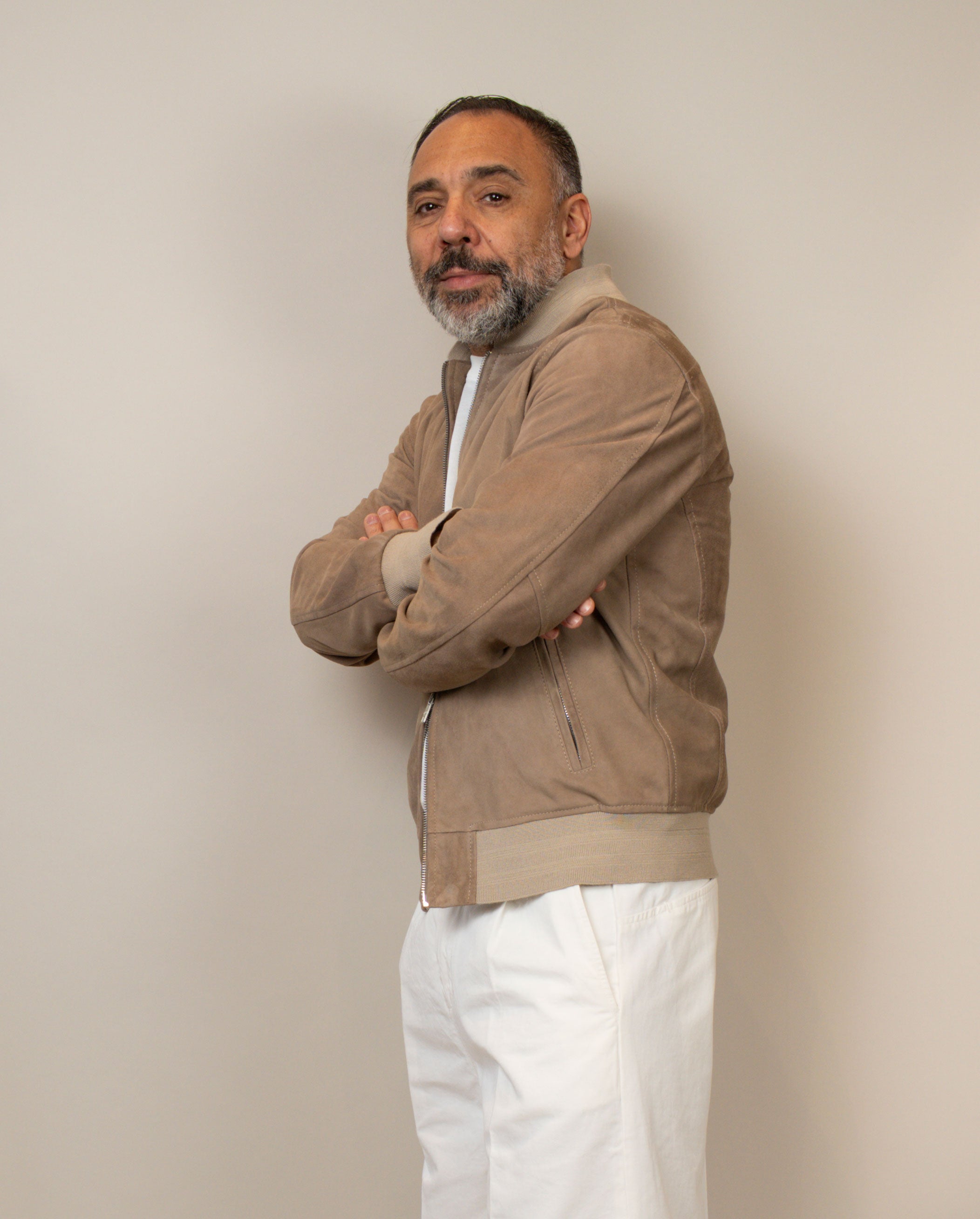 Giubbino Dfour uomo 870 CMA beige BOMBER 870 CMA BEIGE DFOUR 