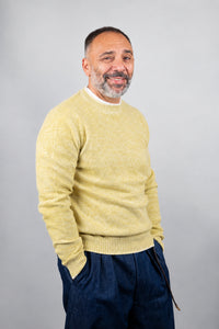 Maglia Fedeli uomo GIROCOLLO 5877 gialla