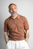 Polo FEDELI uomo POLO 5910 Tabacco