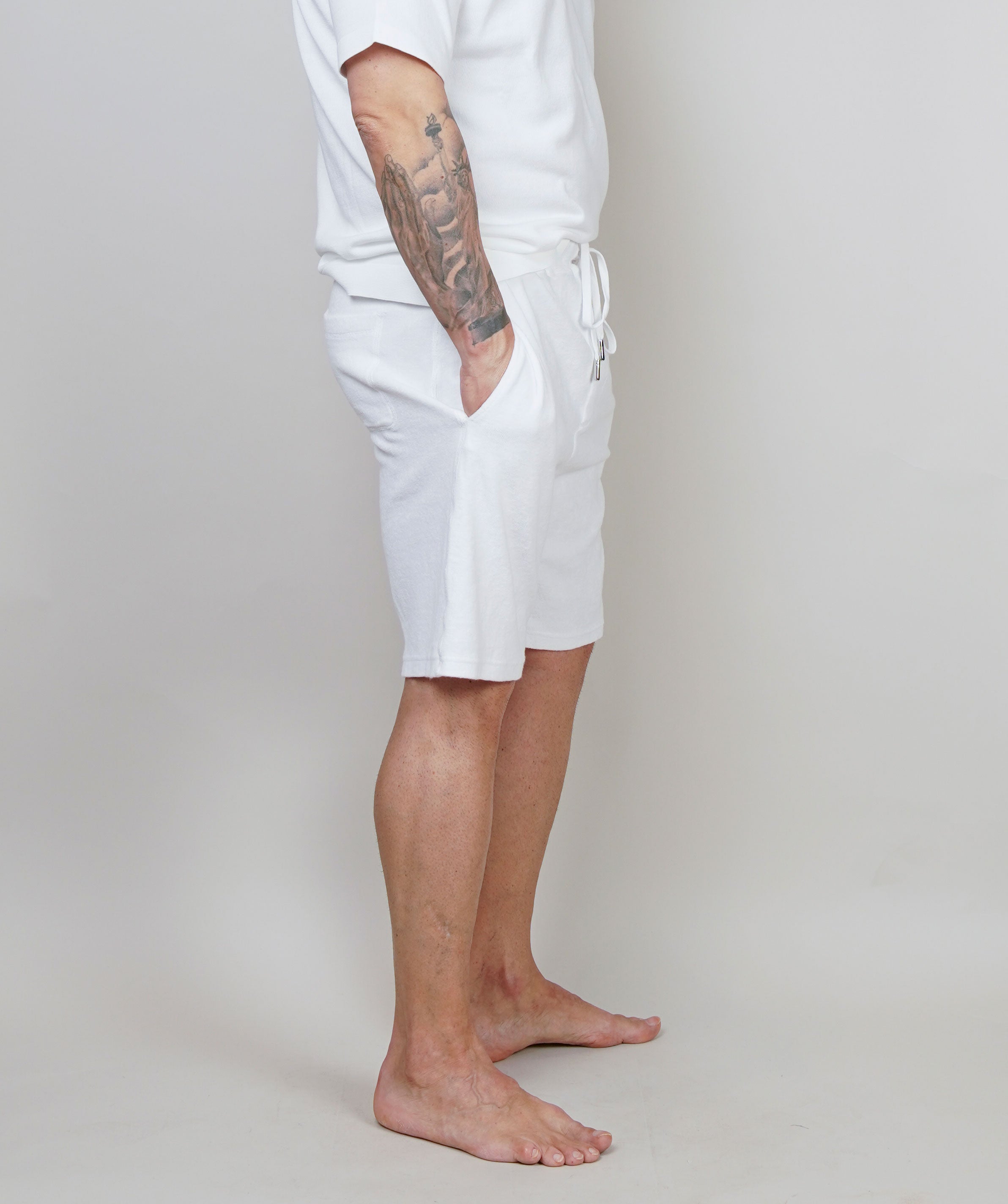 Shorts Fedeli uomo 0638 bianco SHORT 0638 41 FEDELI 