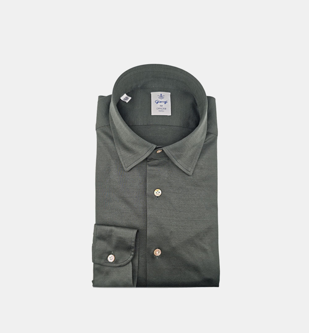 Camicia Giangi uomo 5700 verde militare 5700 2951S GIANGI 