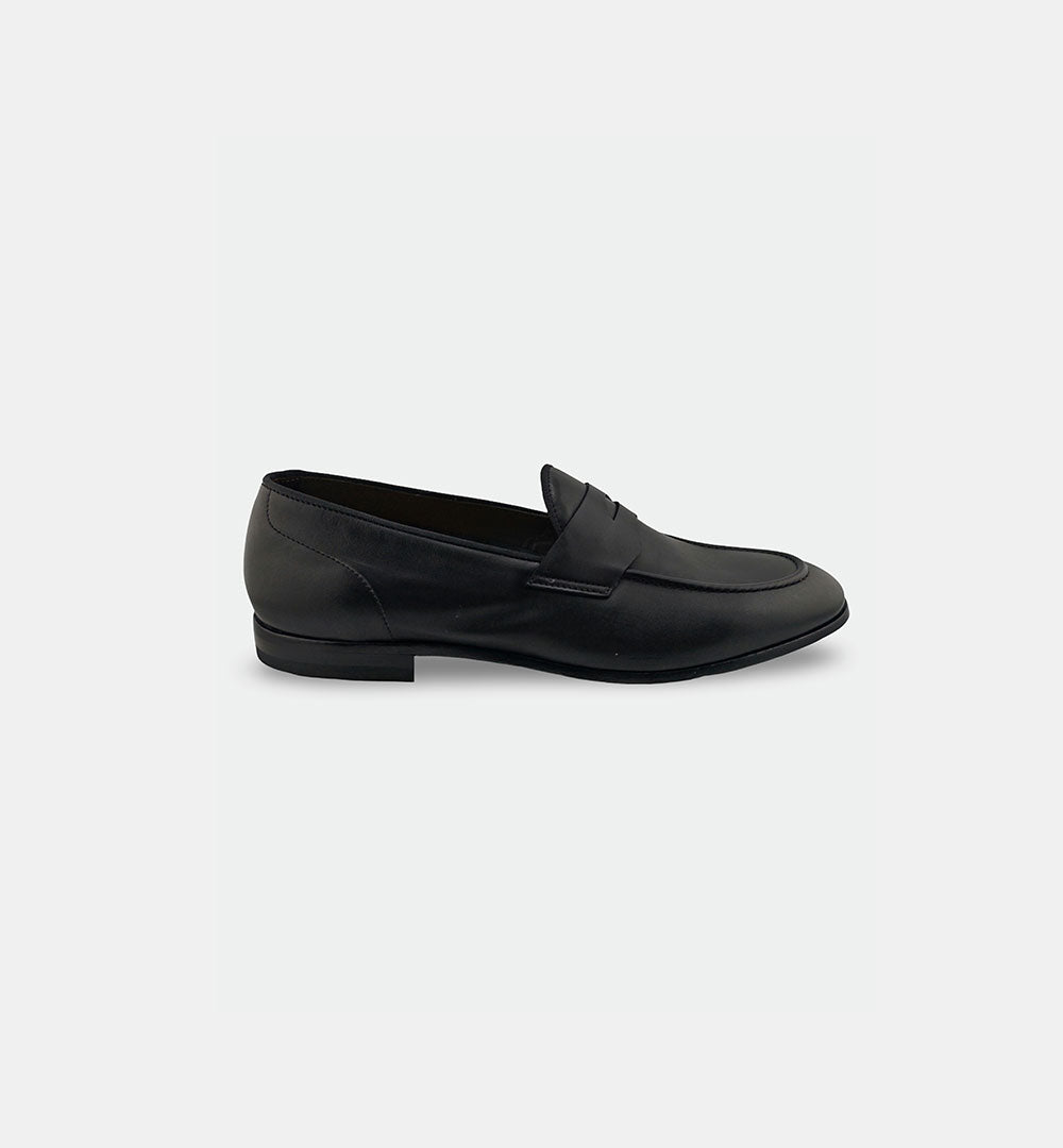 Mocassino GREEN GEORGE uomo 1090 Nero 1090 MANAUS PENNY SOFT GREEN GEORGE 