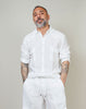 Camicia Inlinum uomo Marck baia bianca
