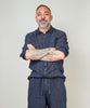 Camicia Inlinum uomo Marck baia blu