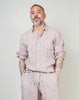 Camicia Inlinum uomo Marck baia old rose