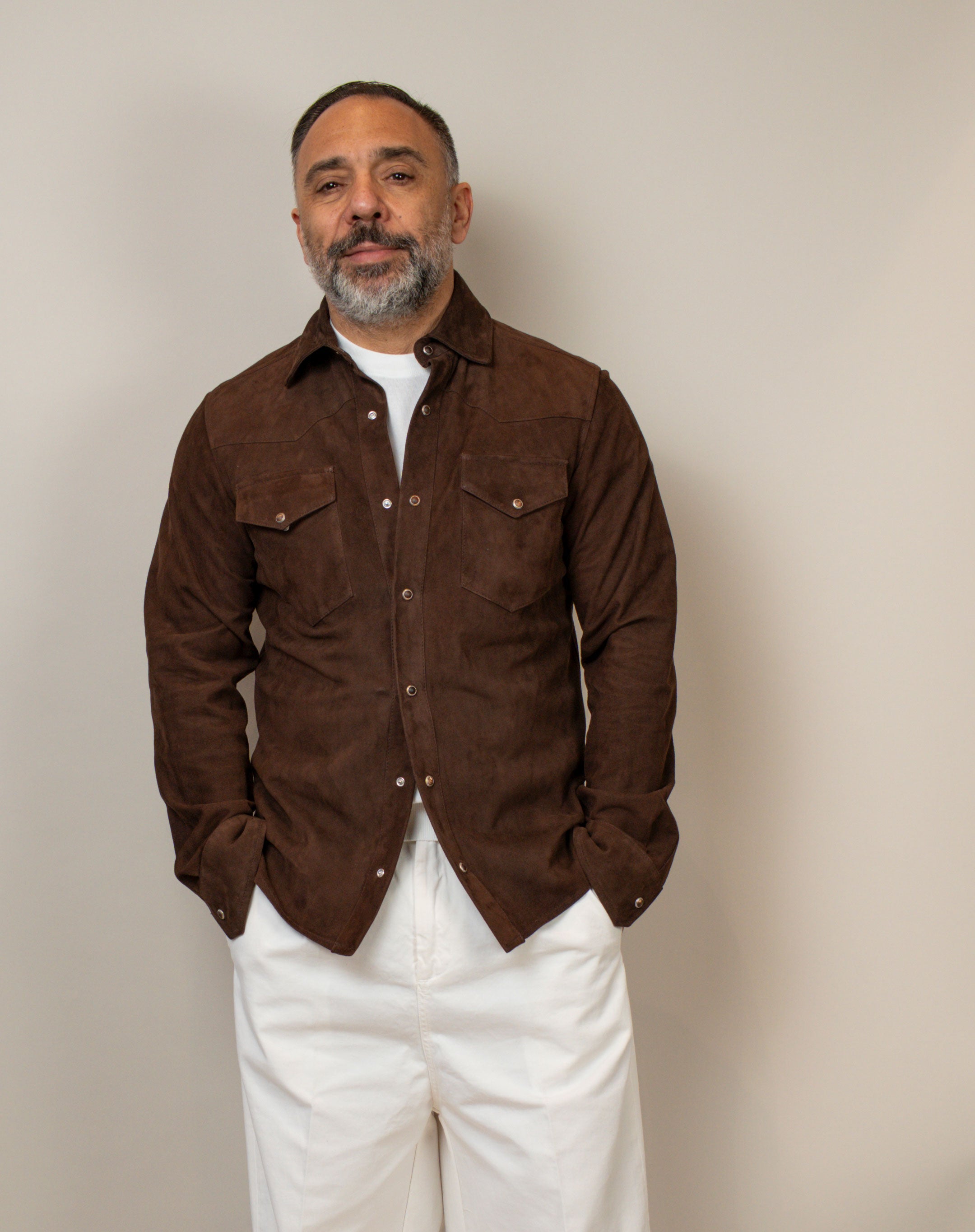 Overshirt KIRED uomo TOTO 835101 Moro TOTO 835101 4000 KIRED 