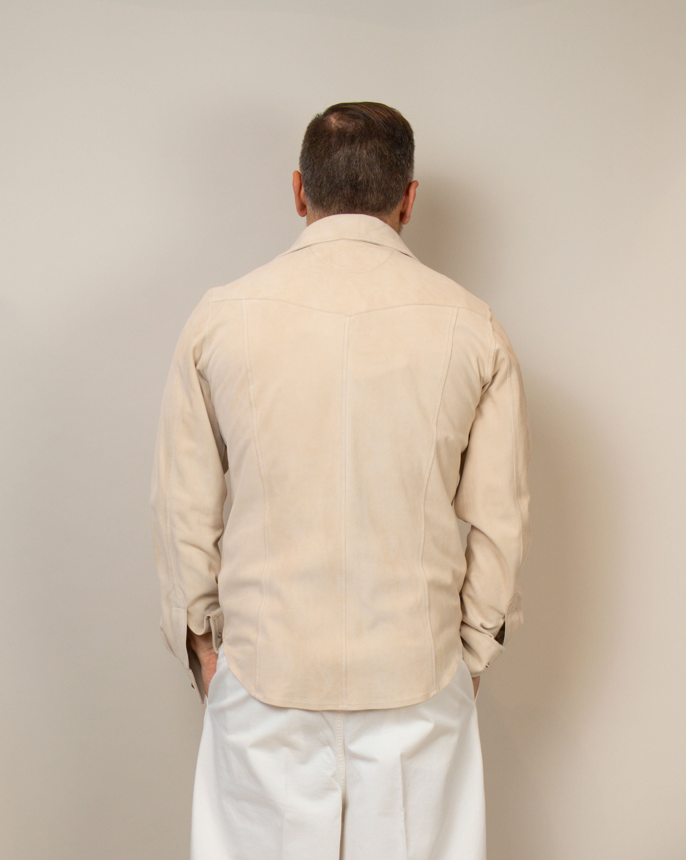 Overshirt Kired uomo Toto 835101 avorio TOTO 935100 3000 KIRED 
