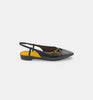 Ballerine Mara Bini donna Z519 Milena Fibbie nere<BR/>