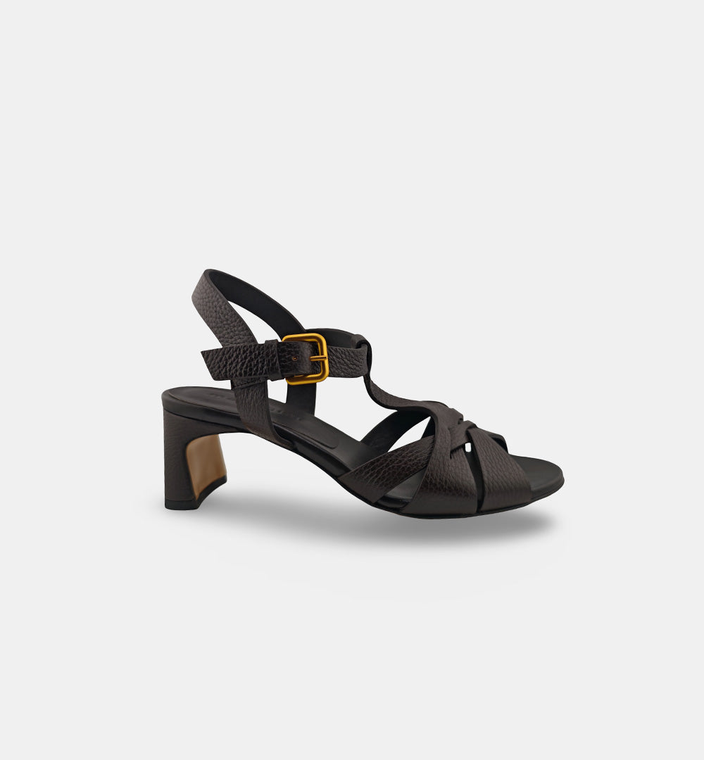Sandali MARA BINI donna Z556 Testa di moro Z556 MARTELLATO MARA BINI 
