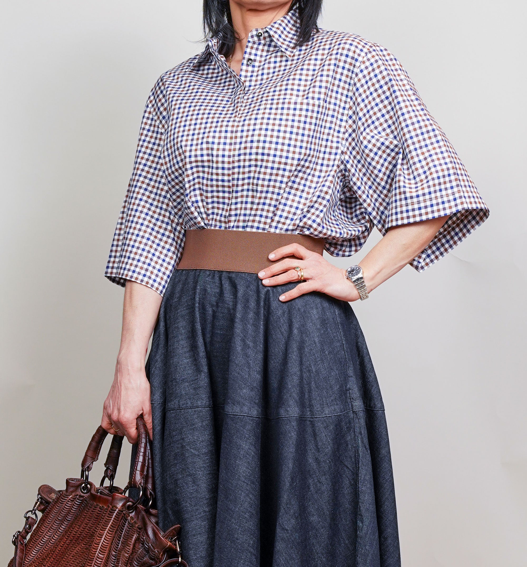 Camicia Nine in the Morning donna Clio quadri CLIO QUADRETTO NINE INTHE MORNING 