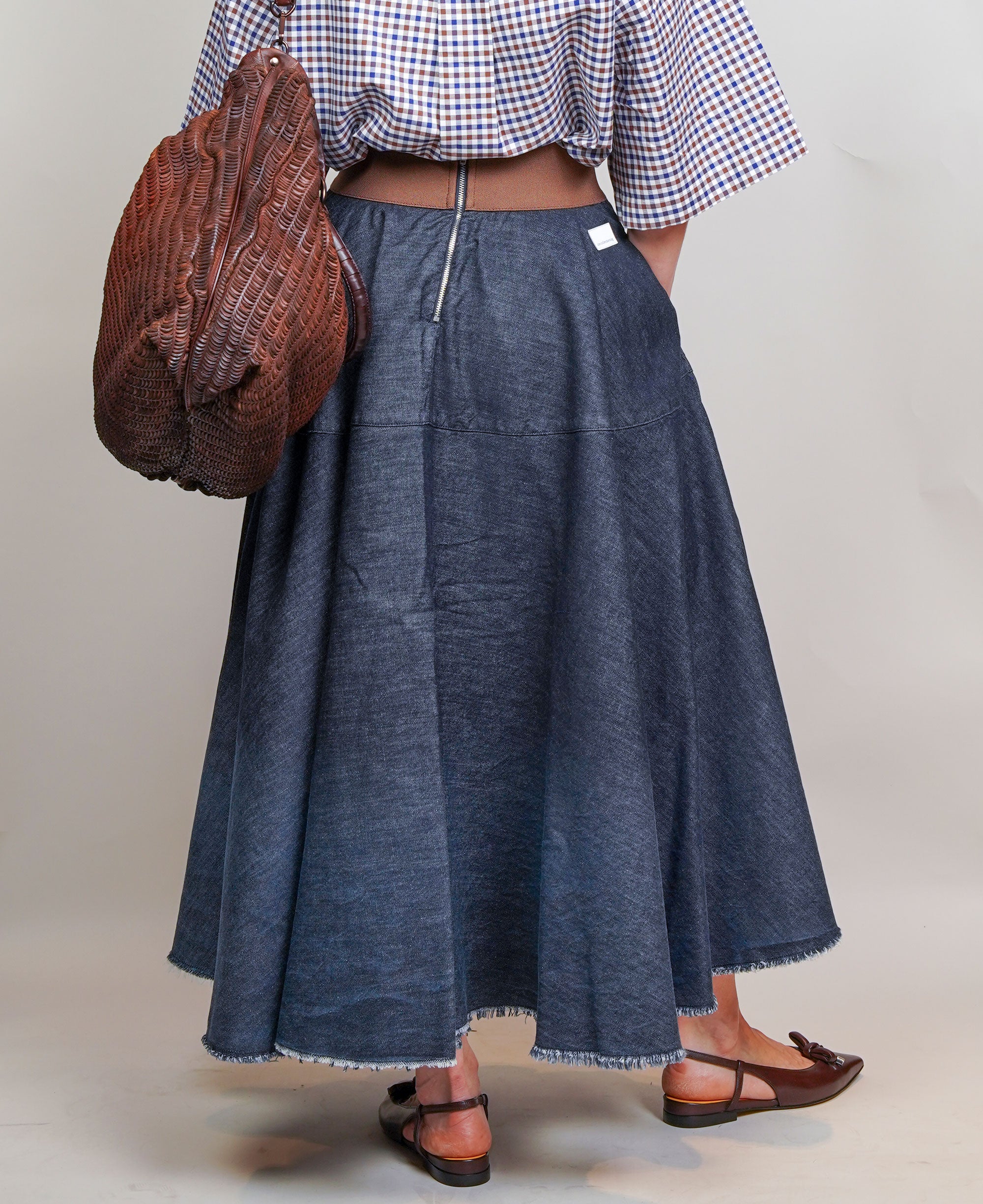 Gonna Nine in the Morning donna Eugenia denim EUGENIA LAV.MEDIO NINE INTHE MORNING 