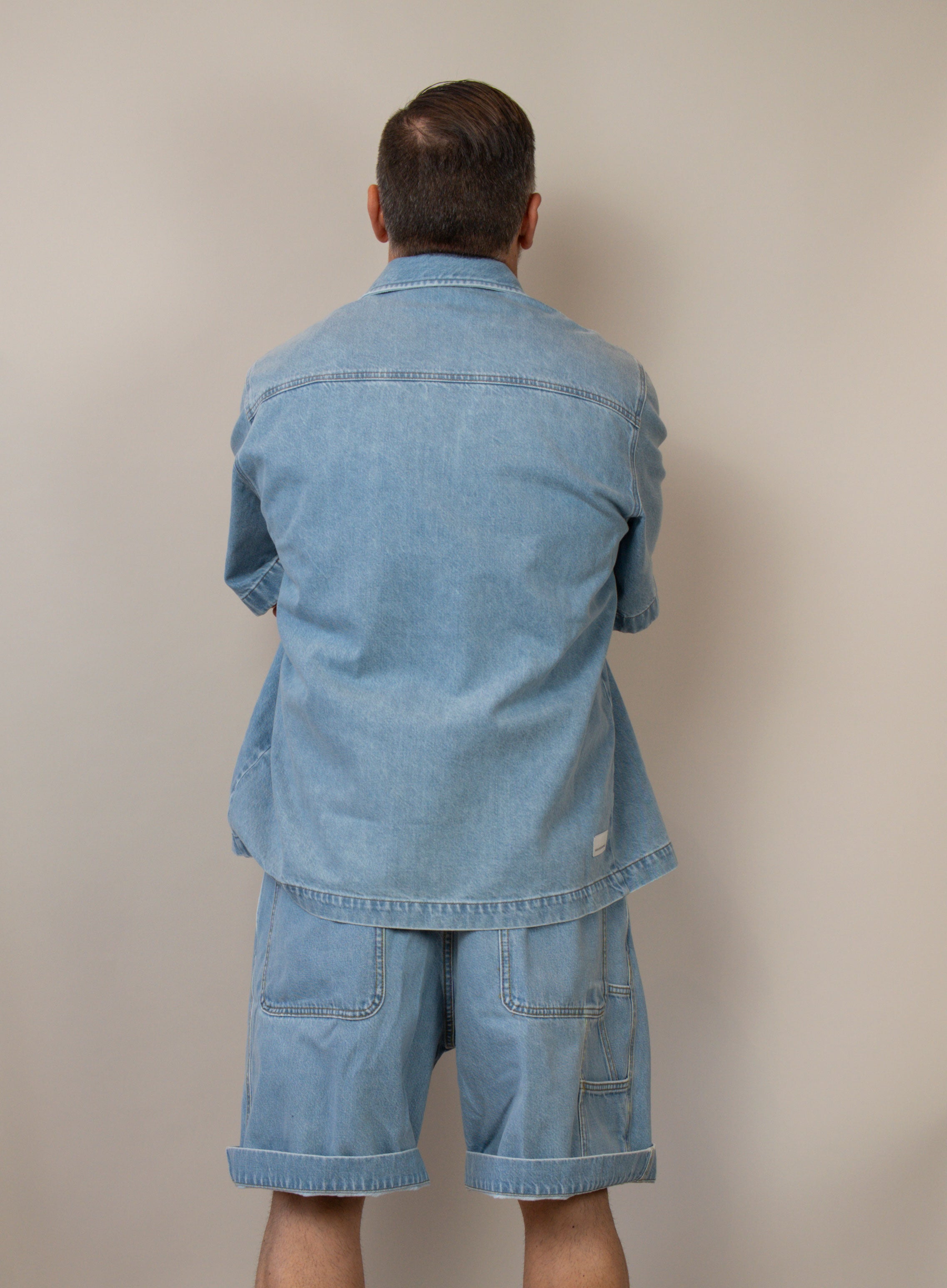 Camicia Nine in the morning uomo Max blu denim MAX 33 AL01 NINE INTHE MORNING 
