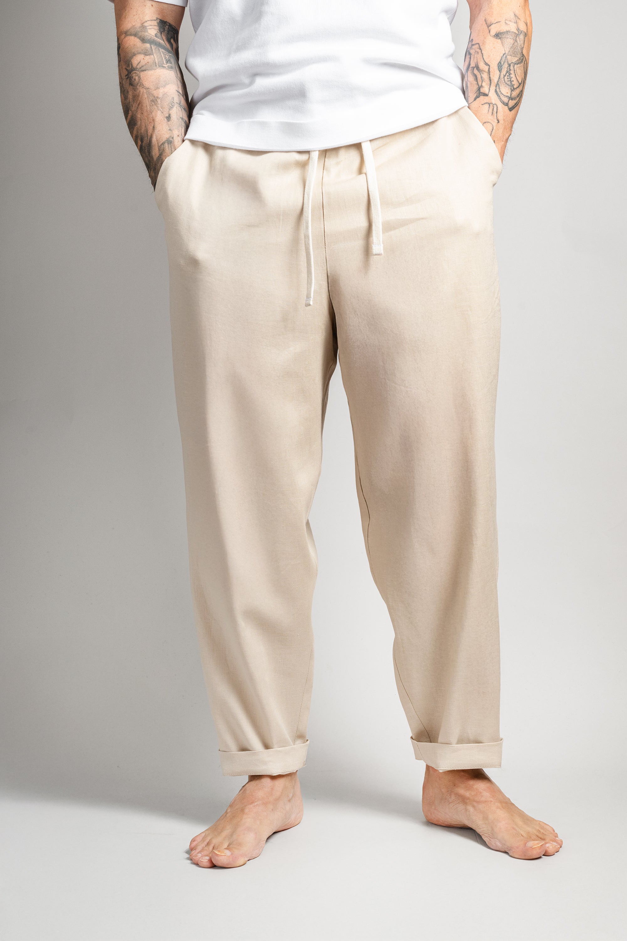 Pantalone OFFICINE uomo JAPAN Beige JAPAN BEIGE OFFICINE 