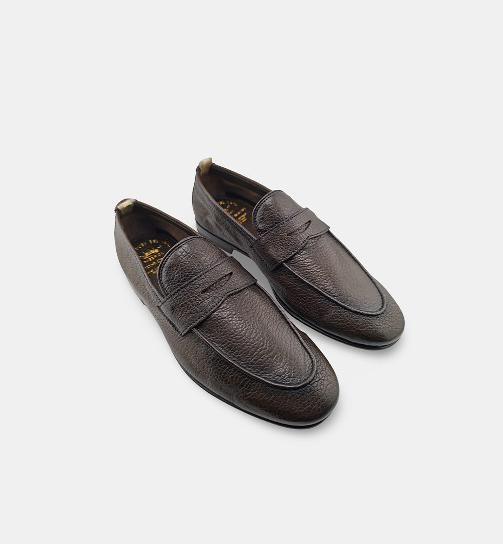 Mocassini OFFICINE CREATIVE uomo OLIVER010 Ebano<BR/> OLIVER/010 DEER OFFICINE CREATIVE 