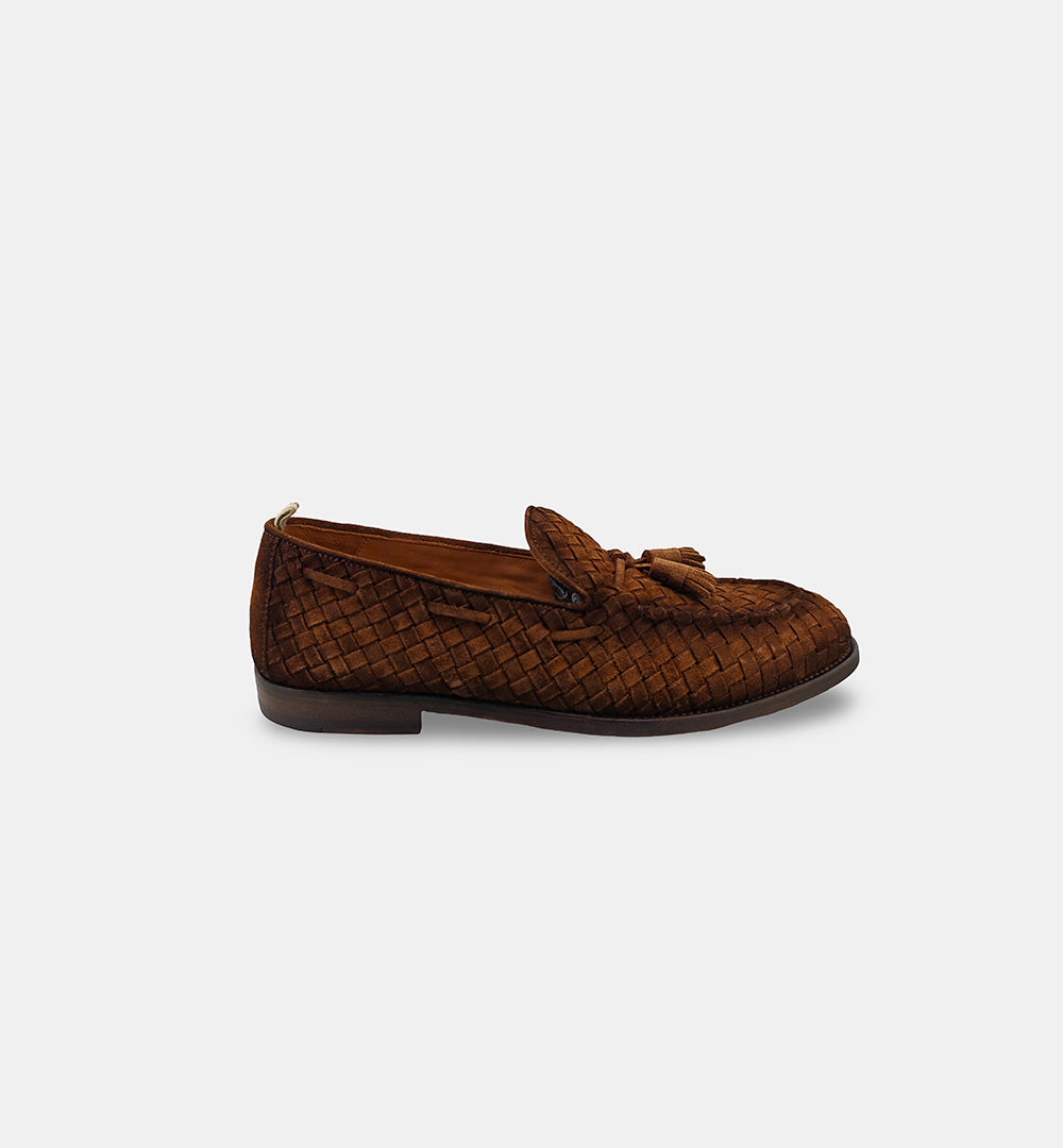 Mocassini OFFICINE CREATIVE uomo OPERA004 Tabacco OPERA/004 AERO INTRECCIO OFFICINE CREATIVE 