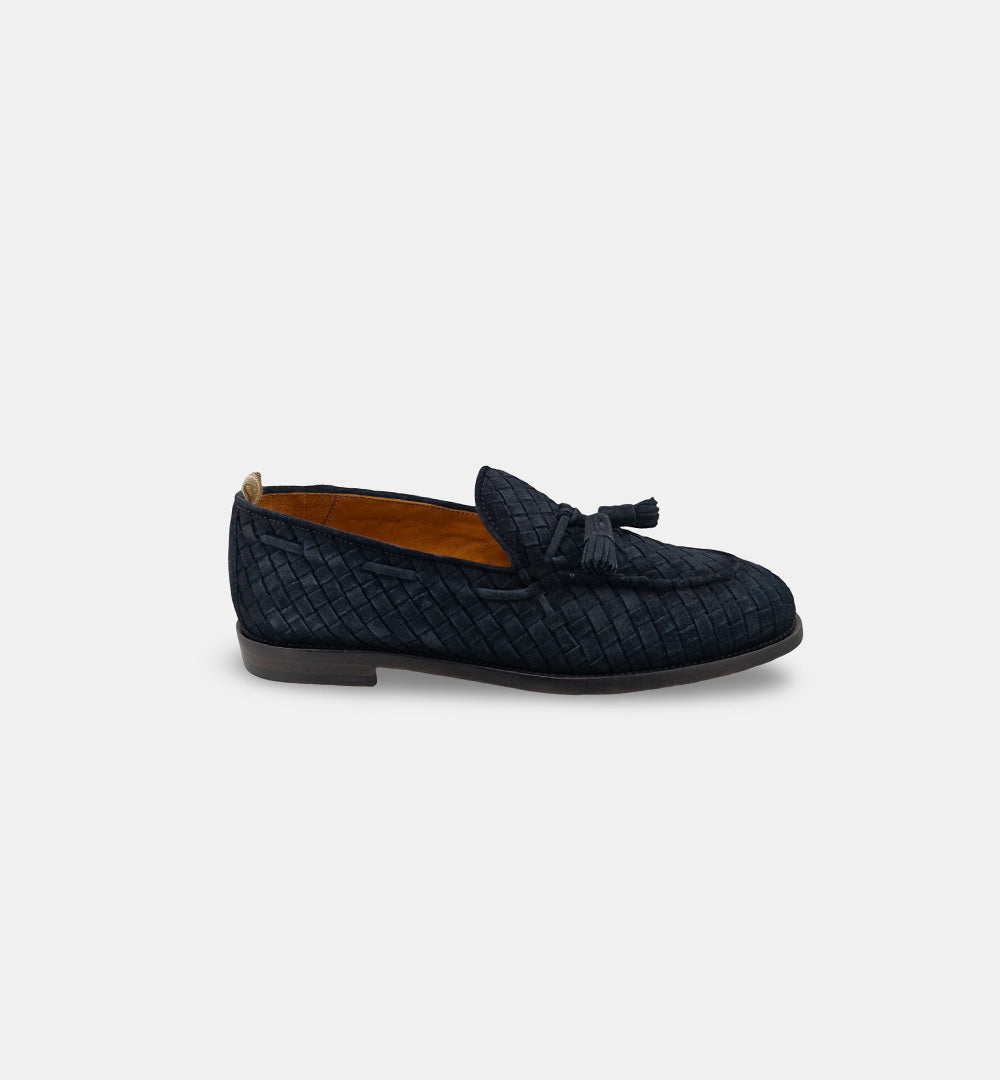 Mocassini OFFICINE CREATIVE uomo OPERA004 Blu OPERA/004 NAVI INTRECCIO OFFICINE CREATIVE 